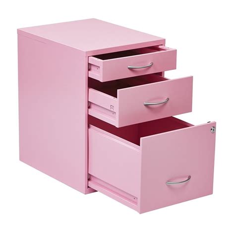 pink metal box file|metal file storage cabinet pink.